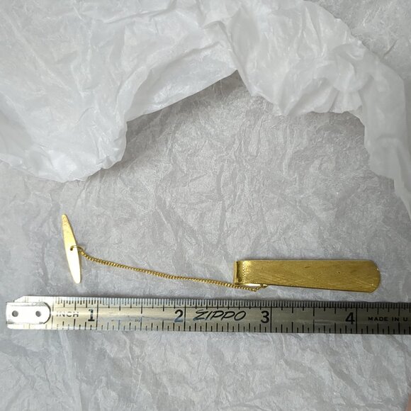 Vintage Gold-Tone Tie Clip - Picture 5 of 5